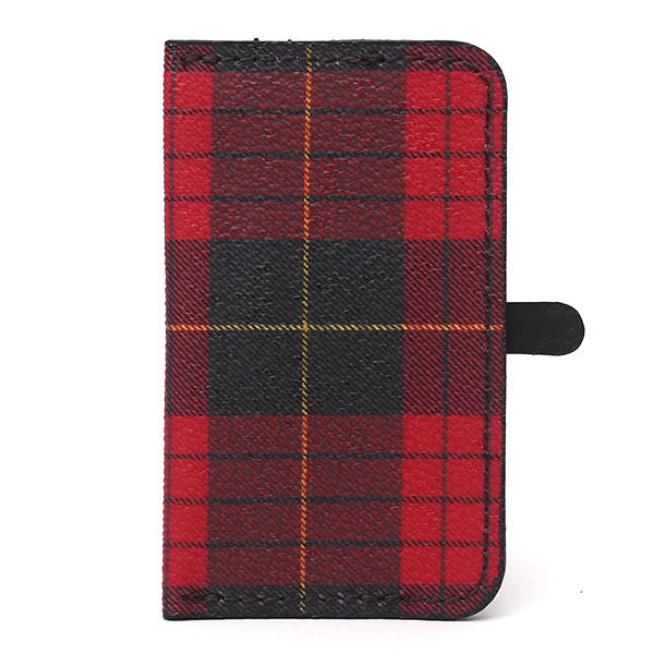 パスケース 日本製 定期入れ チェック柄 レッド ワイン 赤色 カードケース フランコ スパダ(Franco Spada)