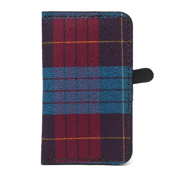 パスケース 日本製 定期入れ チェック柄 ブルー ネイビー 青色 カードケース フランコ スパダ(Franco Spada)