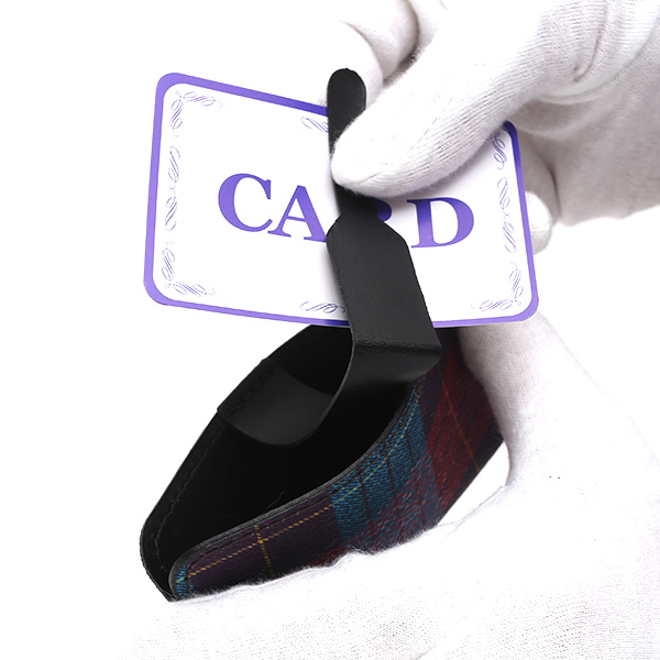 パスケース 日本製 定期入れ チェック柄 ブルー ネイビー 青色 カードケース フランコ スパダ(Franco Spada)