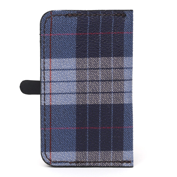 フランコ スパダ(Franco Spada) チェック柄 パスケース ネイビー