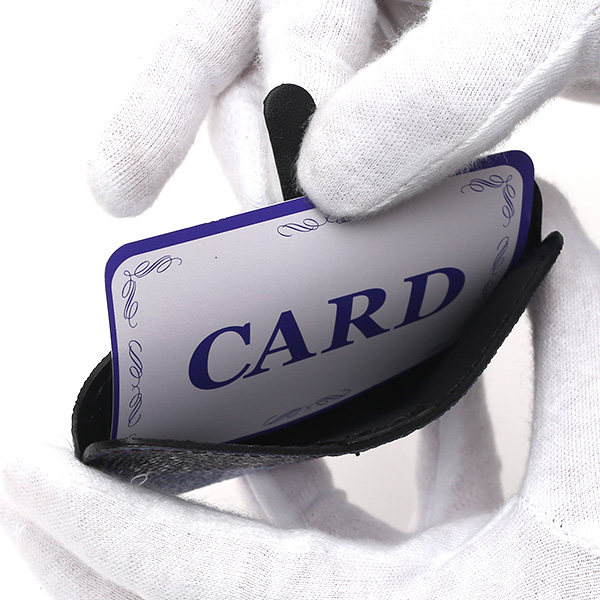 パスケース 日本製 定期入れ チェック柄 ブルー ネイビー 青色 カードケース フランコ スパダ(Franco Spada)