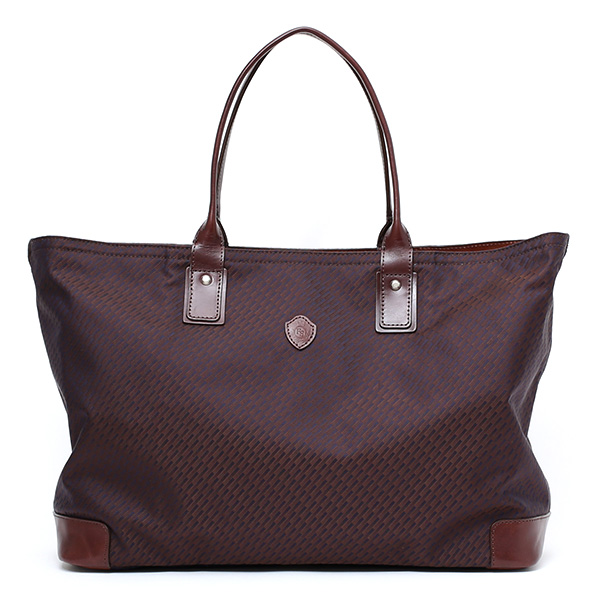 フランコ スパダ(Franco Spada) シルク生地 トートバッグ ブラウン