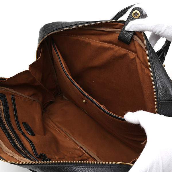  ビジネスバッグ メンズ 本革 レザー ブラック 黒 黒色 ブリーフケース 大容量 革 ショルダー付き バッグ カバン 鞄 レディース 大きい fetia(フェティア)