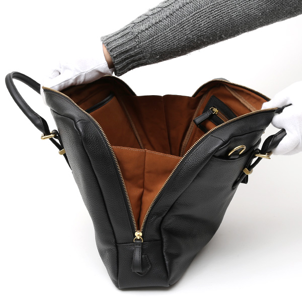  ビジネスバッグ メンズ 本革 レザー ブラック 黒 黒色 ブリーフケース 大容量 革 ショルダー付き バッグ カバン 鞄 レディース 大きい fetia(フェティア)