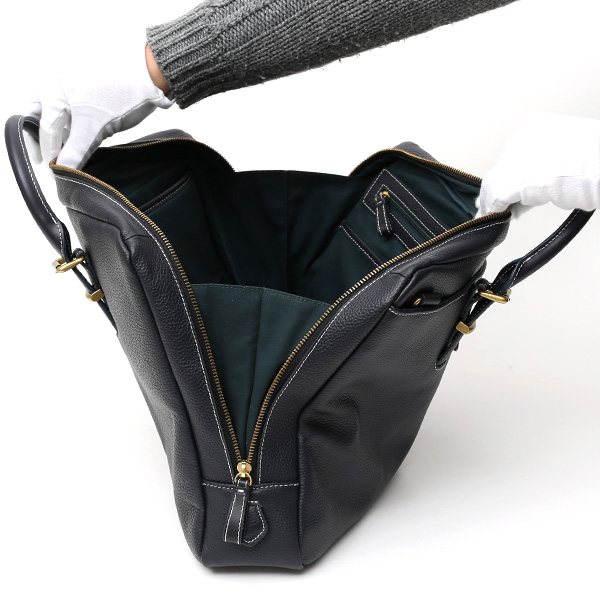  ビジネスバッグ メンズ 本革 レザー ブルー ネイビー 青色 ブリーフケース 大容量 革 ショルダー付き バッグ カバン 鞄 レディース 大きい fetia(フェティア)