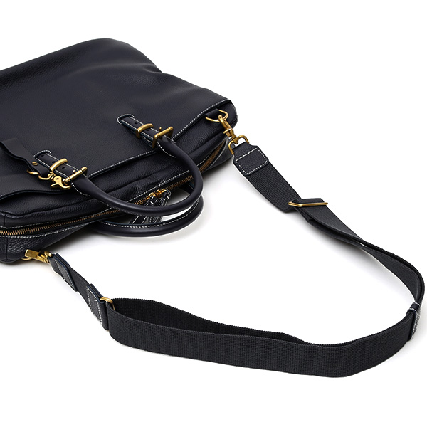  ビジネスバッグ メンズ 本革 レザー ブルー ネイビー 青色 ブリーフケース 大容量 革 ショルダー付き バッグ カバン 鞄 レディース 大きい fetia(フェティア)