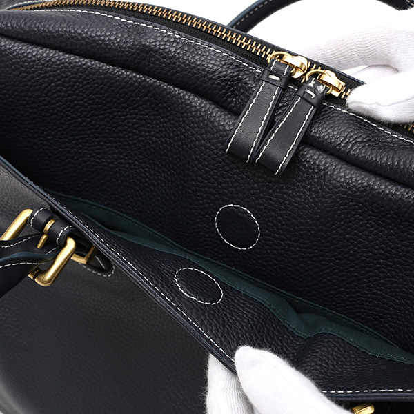  ビジネスバッグ メンズ 本革 レザー ブルー ネイビー 青色 ブリーフケース 大容量 革 ショルダー付き バッグ カバン 鞄 レディース 大きい fetia(フェティア)