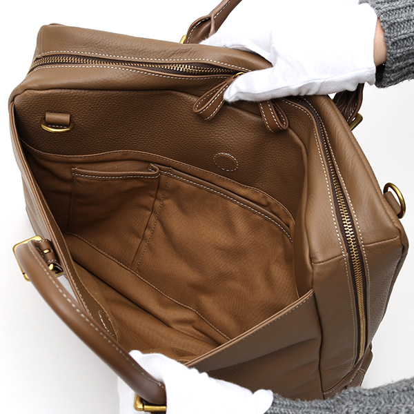  ビジネスバッグ メンズ 本革 レザー ベージュ 肌色 ブリーフケース 大容量 革 ショルダー付き バッグ カバン 鞄 レディース 大きい fetia(フェティア)