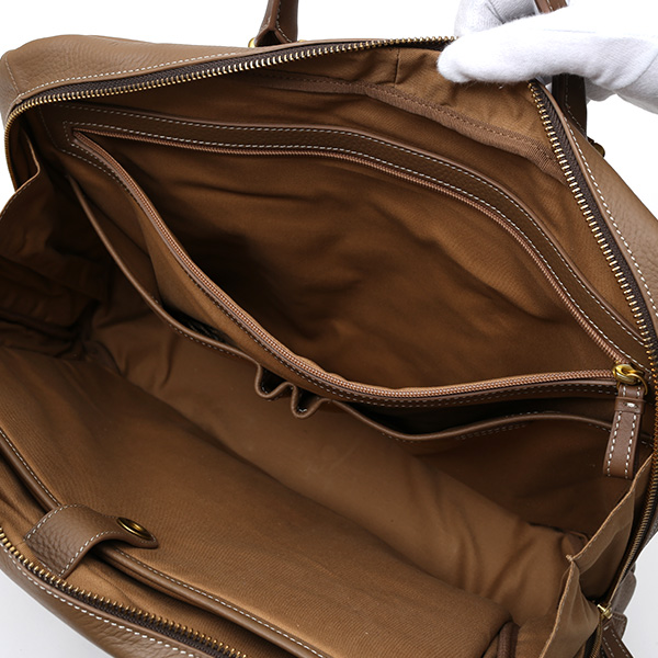  ビジネスバッグ メンズ 本革 レザー ベージュ 肌色 ブリーフケース 大容量 革 ショルダー付き バッグ カバン 鞄 レディース 大きい fetia(フェティア)