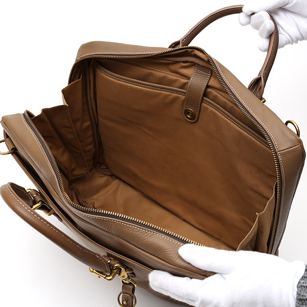  ビジネスバッグ メンズ 本革 レザー ベージュ 肌色 ブリーフケース 大容量 革 ショルダー付き バッグ カバン 鞄 レディース 大きい fetia(フェティア)