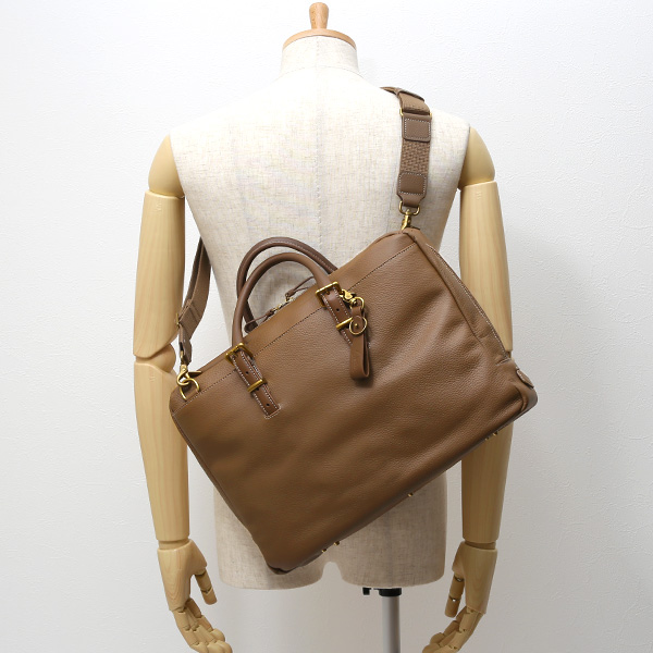  ビジネスバッグ メンズ 本革 レザー ベージュ 肌色 ブリーフケース 大容量 革 ショルダー付き バッグ カバン 鞄 レディース 大きい fetia(フェティア)