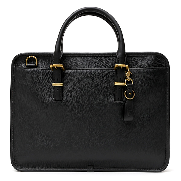 fetia(フェティア) ライロアシリーズ ブリーフケース(薄マチ) ブラック