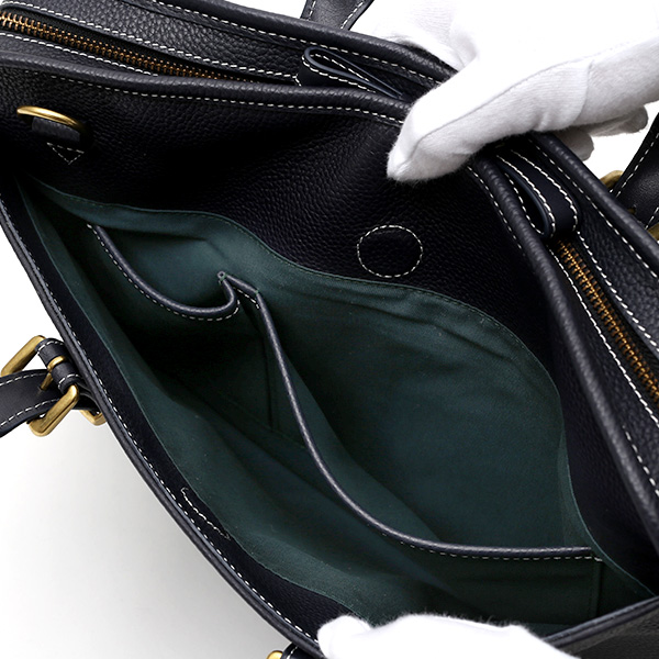  ブリーフケース メンズ ブルー ネイビー 青色 本革 レザー ビジネスバッグ 薄マチ レディース 革 ショルダー付き バッグ カバン 鞄 薄い 小ぶり fetia(フェティア)