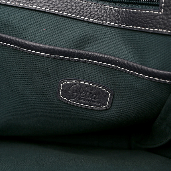  ブリーフケース メンズ ブルー ネイビー 青色 本革 レザー ビジネスバッグ 薄マチ レディース 革 ショルダー付き バッグ カバン 鞄 薄い 小ぶり fetia(フェティア)