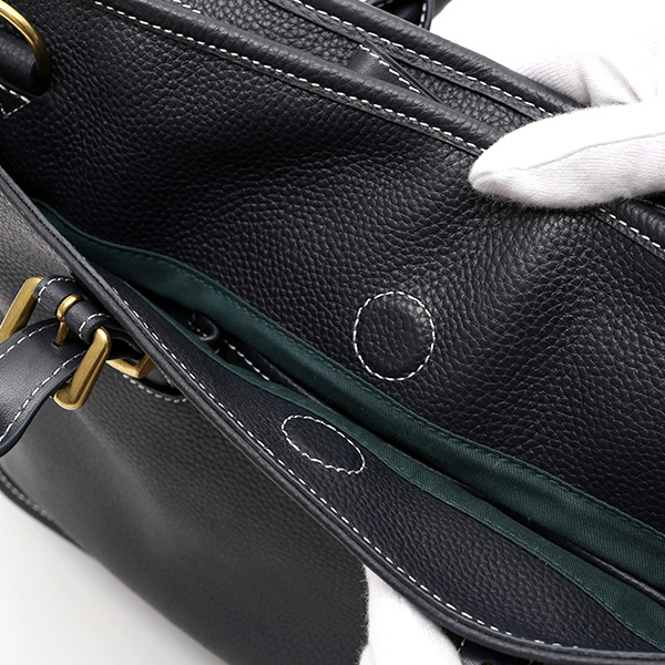  ブリーフケース メンズ ブルー ネイビー 青色 本革 レザー ビジネスバッグ 薄マチ レディース 革 ショルダー付き バッグ カバン 鞄 薄い 小ぶり fetia(フェティア)