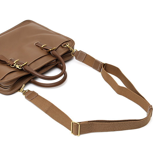  ブリーフケース メンズ ベージュ 肌色 本革 レザー ビジネスバッグ 薄マチ レディース 革 ショルダー付き バッグ カバン 鞄 薄い 小ぶり fetia(フェティア)