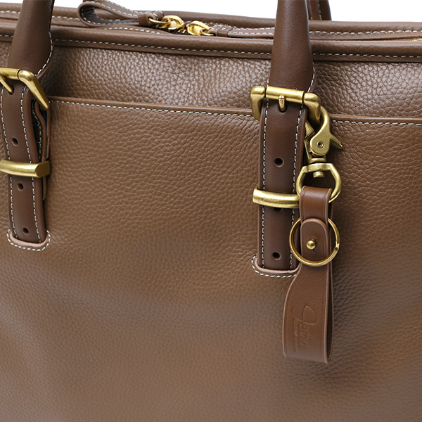  ブリーフケース メンズ ベージュ 肌色 本革 レザー ビジネスバッグ 薄マチ レディース 革 ショルダー付き バッグ カバン 鞄 薄い 小ぶり fetia(フェティア)