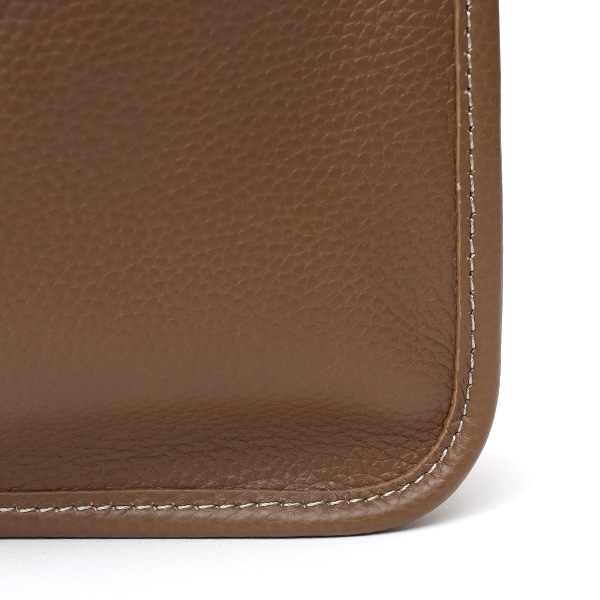  ブリーフケース メンズ ベージュ 肌色 本革 レザー ビジネスバッグ 薄マチ レディース 革 ショルダー付き バッグ カバン 鞄 薄い 小ぶり fetia(フェティア)