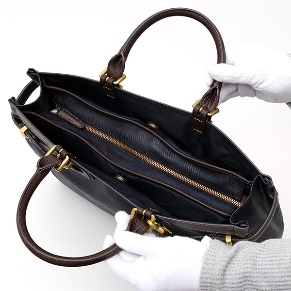  ビジネスバッグ メンズ 日本 ブランド ブリーフケース 本革 レザー ブルー ネイビー 青色 トート 大容量 軽量 ショルダーベルト 鞄 カバン fetia(フェティア)