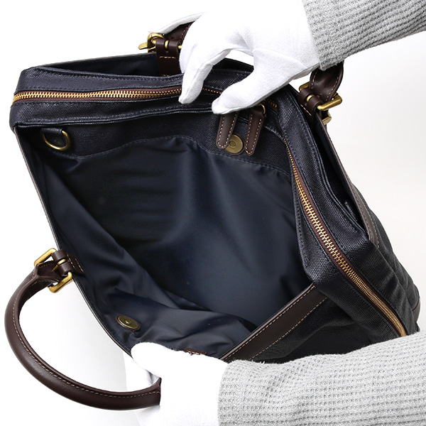  ブリーフケース メンズ ビジネスバッグ 本革 レザー 日本 ブランド ブルー ネイビー 青色 ショルダー付き 軽量 大容量 革 鞄 バッグ シンプル 高級 上品 大人 fetia(フェティア) モアナシリーズ(Moana Series)