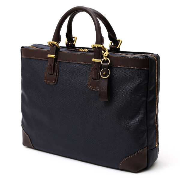  ブリーフケース メンズ ビジネスバッグ 本革 レザー 日本 ブランド ブルー ネイビー 青色 ショルダー付き 軽量 大容量 革 鞄 バッグ シンプル 高級 上品 大人 fetia(フェティア) モアナシリーズ(Moana Series)