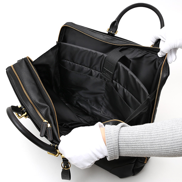  ビジネスバッグ メンズ ブリーフケース 本革 レザー 日本 ブランド ブラック 黒 黒色 出張 ショルダーベルト 大容量 軽量 革 レディース 鞄 バッグ 高級 fetia(フェティア) モアナシリーズ(Moana Series)