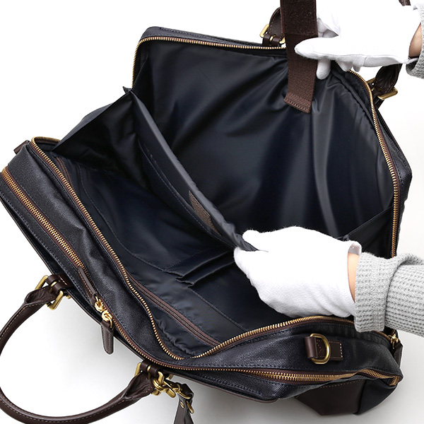  ビジネスバッグ メンズ ブリーフケース 本革 レザー 日本 ブランド ブルー ネイビー 青色 出張 ショルダーベルト 大容量 軽量 革 レディース 鞄 バッグ 高級 fetia(フェティア) モアナシリーズ(Moana Series)