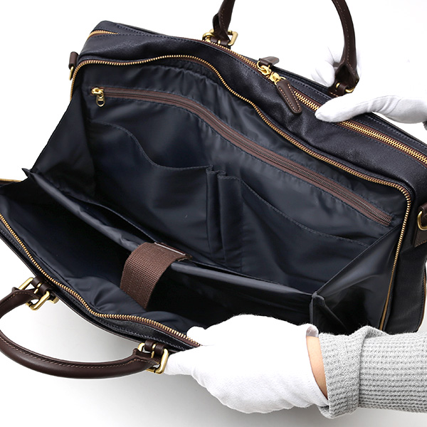  ビジネスバッグ メンズ ブリーフケース 本革 レザー 日本 ブランド ブルー ネイビー 青色 出張 ショルダーベルト 大容量 軽量 革 レディース 鞄 バッグ 高級 fetia(フェティア) モアナシリーズ(Moana Series)