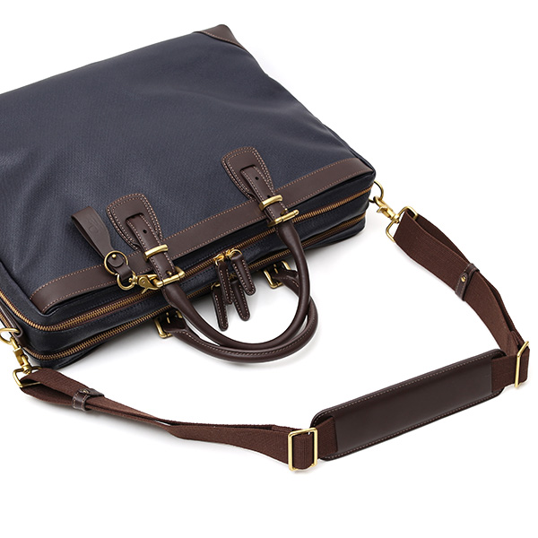  ビジネスバッグ メンズ ブリーフケース 本革 レザー 日本 ブランド ブルー ネイビー 青色 出張 ショルダーベルト 大容量 軽量 革 レディース 鞄 バッグ 高級 fetia(フェティア) モアナシリーズ(Moana Series)