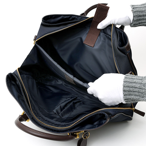  ブリーフケース メンズ ナイロン ビジネスバッグ ブルー ネイビー 青色 軽量 本革 レディース レザー ショルダー付き 鞄 高級 高品質 シンプル fetia(フェティア)