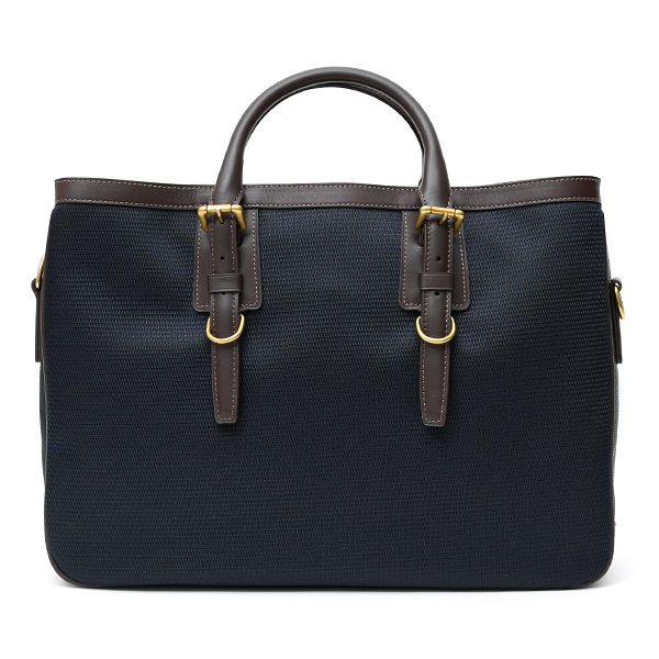  ブリーフケース メンズ ナイロン ビジネスバッグ ブルー ネイビー 青色 軽量 本革 レディース レザー ショルダー付き 鞄 高級 高品質 シンプル fetia(フェティア)