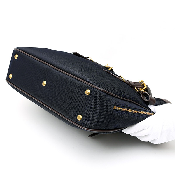  ブリーフケース メンズ ナイロン ビジネスバッグ ブルー ネイビー 青色 軽量 本革 レディース レザー ショルダー付き 鞄 高級 高品質 シンプル fetia(フェティア)