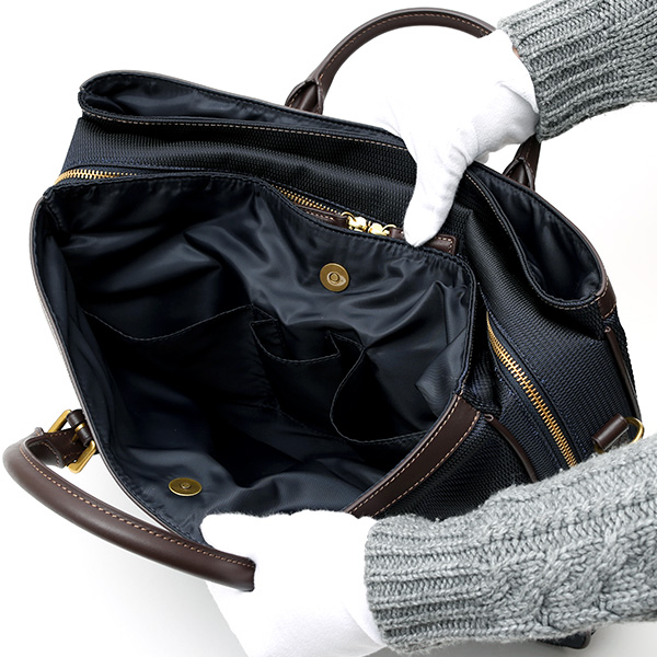  ブリーフケース メンズ ナイロン ビジネスバッグ ブルー ネイビー 青色 軽量 本革 レディース レザー ショルダー付き 鞄 高級 高品質 シンプル fetia(フェティア)