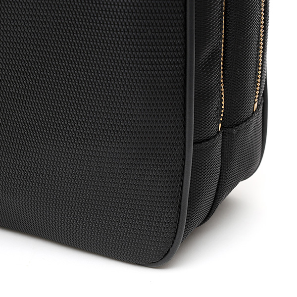  ビジネスバッグ メンズ ショルダー付き ブラック 黒 黒色 大容量 ブリーフケース ナイロン 軽量 本革 レザー 出張 カバン 鞄 高品質 大人 fetia(フェティア)