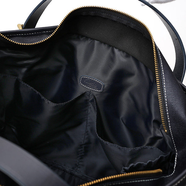 トートバッグ メンズ トート ファスナー付き 本革 レザー ビジネスバッグ ブルー ネイビー 青色 日本 ブランド レディース 大きめ キャンバス 布 軽量 大容量 鞄 大きい カバン おしゃれ 大人 シンプル fetia(フェティア) ファッティシリーズ(FA'ATI Series)