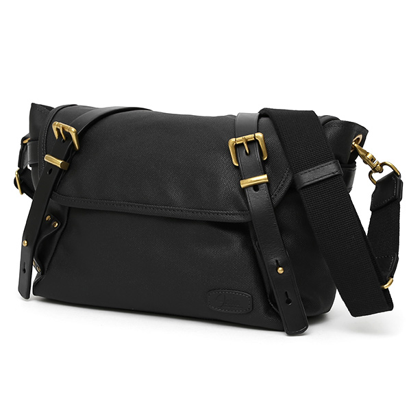 ショルダーバッグ ミニ メンズ レディース 本革 レザー ブラック 黒 黒色 日本 ブランド かわいい おしゃれ 斜めがけ 軽い 小さめ キャンバス 帆布 fetia(フェティア)