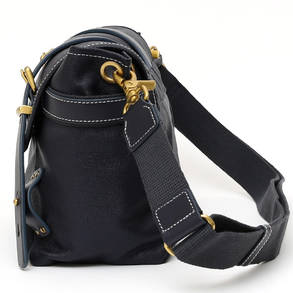 ショルダーバッグ ミニ メンズ レディース 本革 レザー ブルー ネイビー 青色 日本 ブランド かわいい おしゃれ 斜めがけ 軽い 小さめ キャンバス 帆布 fetia(フェティア)