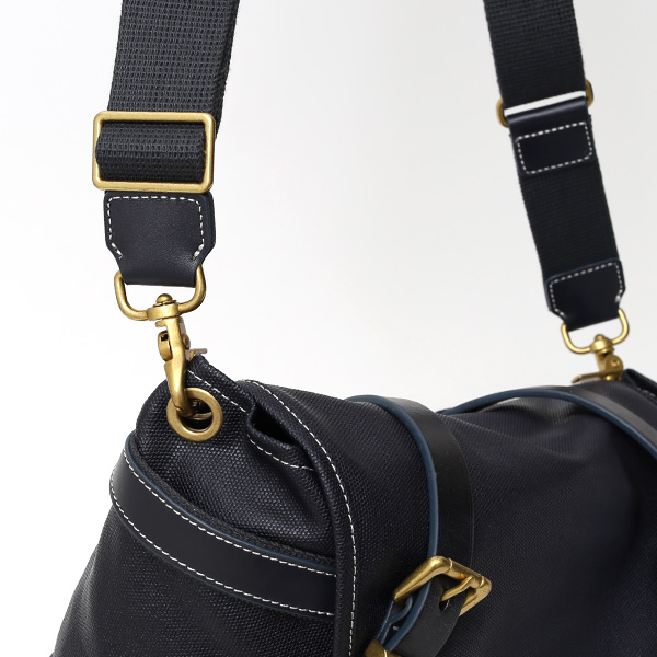 ショルダーバッグ ミニ メンズ レディース 本革 レザー ブルー ネイビー 青色 日本 ブランド かわいい おしゃれ 斜めがけ 軽い 小さめ キャンバス 帆布 fetia(フェティア)