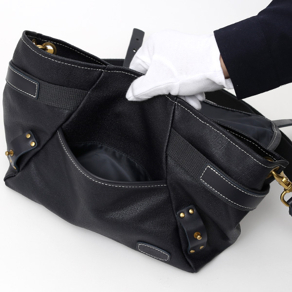 ショルダーバッグ ミニ メンズ レディース 本革 レザー ブルー ネイビー 青色 日本 ブランド かわいい おしゃれ 斜めがけ 軽い 小さめ キャンバス 帆布 fetia(フェティア)