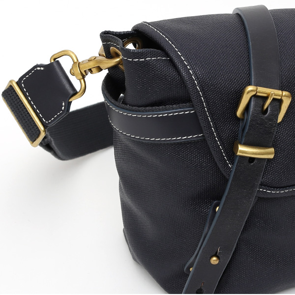 ショルダーバッグ ミニ メンズ レディース 本革 レザー ブルー ネイビー 青色 日本 ブランド かわいい おしゃれ 斜めがけ 軽い 小さめ キャンバス 帆布 fetia(フェティア)