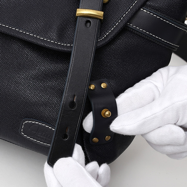 ショルダーバッグ ミニ メンズ レディース 本革 レザー ブルー ネイビー 青色 日本 ブランド かわいい おしゃれ 斜めがけ 軽い 小さめ キャンバス 帆布 fetia(フェティア)