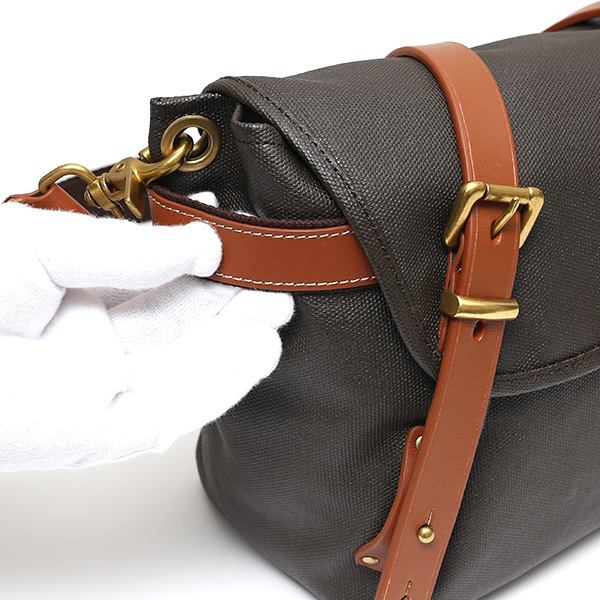 ショルダーバッグ ミニ メンズ レディース 本革 レザー イエロー 黄色 日本 ブランド かわいい おしゃれ 斜めがけ 軽い 小さめ キャンバス 帆布 fetia(フェティア)