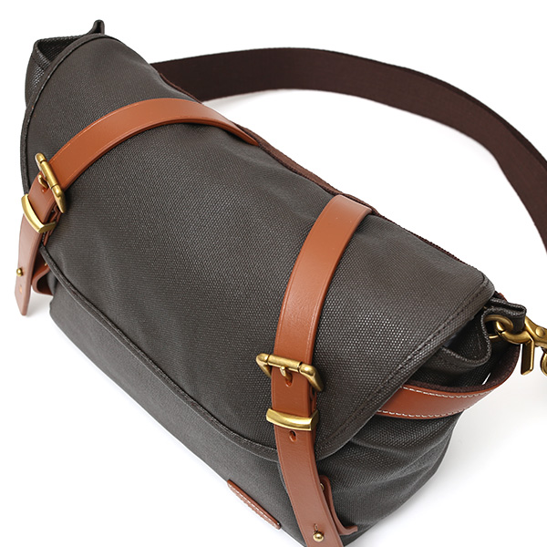 ショルダーバッグ ミニ メンズ レディース 本革 レザー イエロー 黄色 日本 ブランド かわいい おしゃれ 斜めがけ 軽い 小さめ キャンバス 帆布 fetia(フェティア)