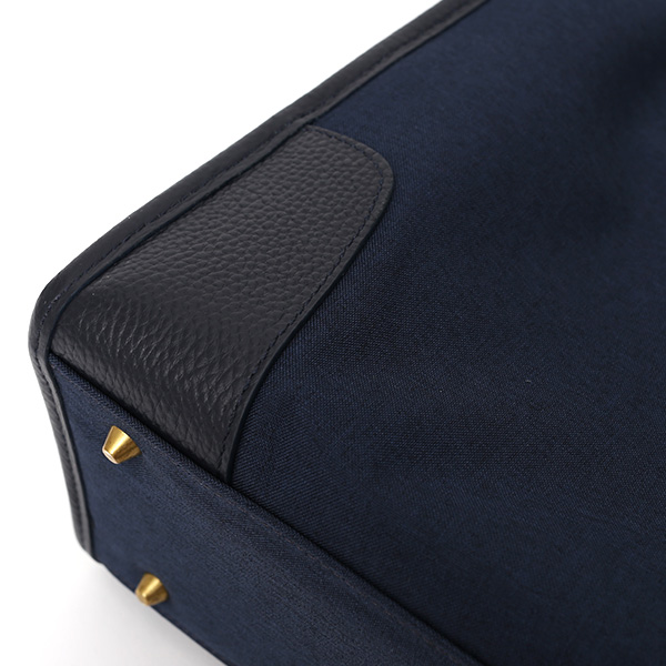  ビジネスバッグ メンズ レディース ブリーフケース 本革 レザー ブルー ネイビー 青色 トートバッグ ビジネスバッグ 肩掛け ハンドル 長い fetia(フェティア)