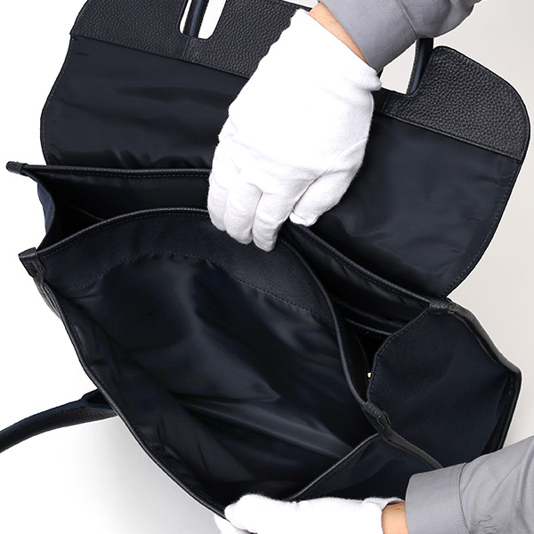  ビジネスバッグ メンズ レディース ブリーフケース 本革 レザー ブルー ネイビー 青色 トートバッグ ビジネスバッグ 肩掛け ハンドル 長い fetia(フェティア)