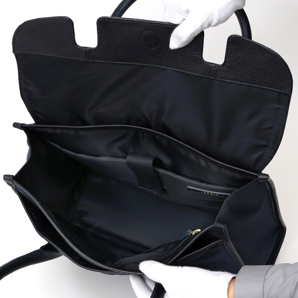  ビジネスバッグ メンズ レディース ブリーフケース 本革 レザー ブルー ネイビー 青色 トートバッグ ビジネスバッグ 肩掛け ハンドル 長い fetia(フェティア)