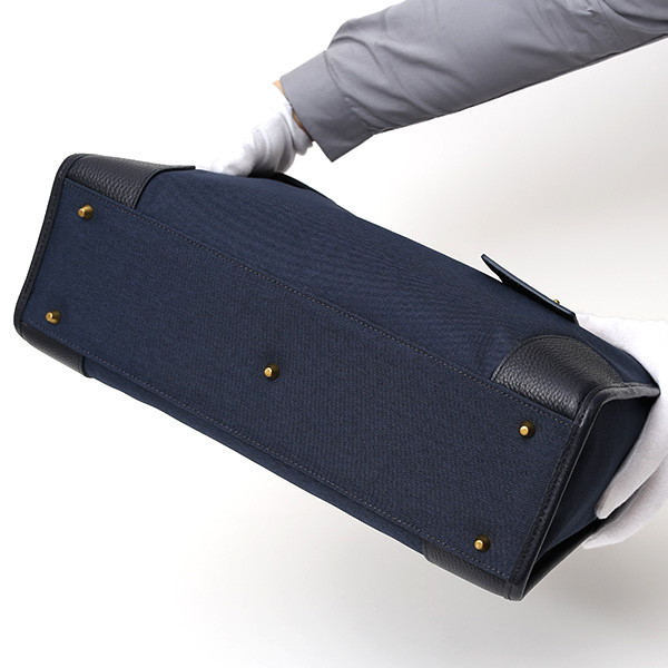  ビジネスバッグ メンズ レディース ブリーフケース 本革 レザー ブルー ネイビー 青色 トートバッグ ビジネスバッグ 肩掛け ハンドル 長い fetia(フェティア)