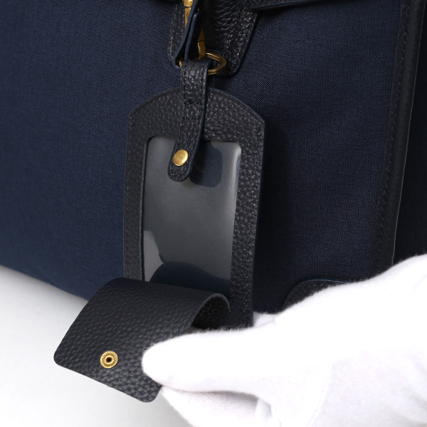  ビジネスバッグ メンズ レディース ブリーフケース 本革 レザー ブルー ネイビー 青色 トートバッグ ビジネスバッグ 肩掛け ハンドル 長い fetia(フェティア)