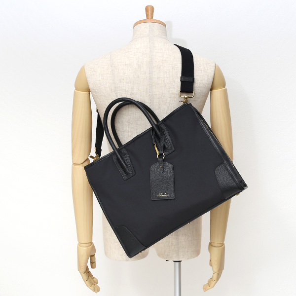  ブリーフケース メンズ 本革 レザー ビジネスバッグ ブラック 黒 黒色 ショルダー付き 上品 上質 高級 カバン ドレス 鞄 fetia(フェティア)