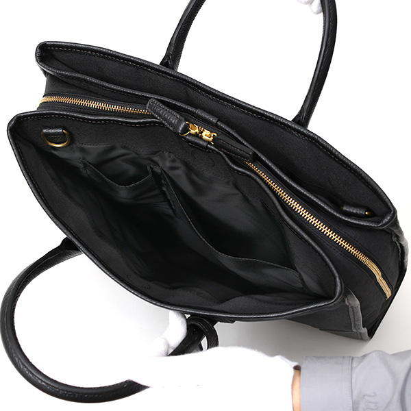  ブリーフケース メンズ 本革 レザー ビジネスバッグ ブラック 黒 黒色 ショルダー付き 上品 上質 高級 カバン ドレス 鞄 fetia(フェティア)